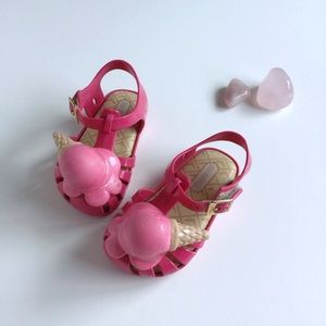 Mini Melissa Ice Cream Cone Sandals 6